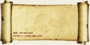 Tijana Jovčić vizit kartica